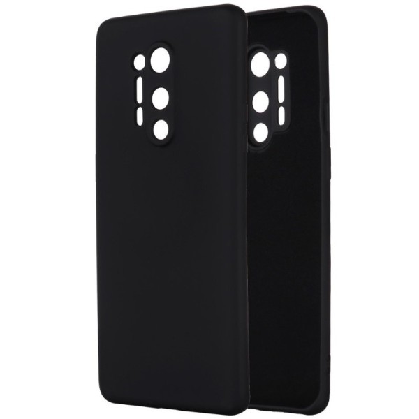 „Shell“ cieta silikona (TPU) apvalks - melns (OnePlus 8 Pro)