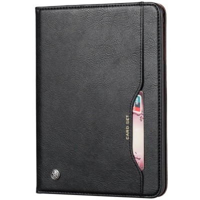 Prabangus „Comma“ odinis atverčiamas juodas Samsung Galaxy Tab A7 10.4 2020 (T505,T500) dėklas | Priedai.lt