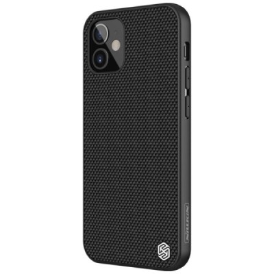 Apple iPhone 12 Mini „Nillkin“ Textured Case juodas dėklas - nugarėlė | Priedai.lt