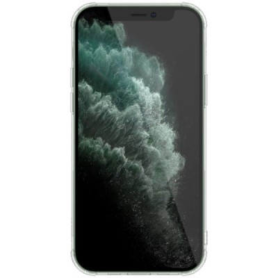 Apple iPhone 12 Pro Max Nillkin Nature plonas skaidrus (permatomas) silikoninis TPU bespalvis dėklas | Priedai.lt