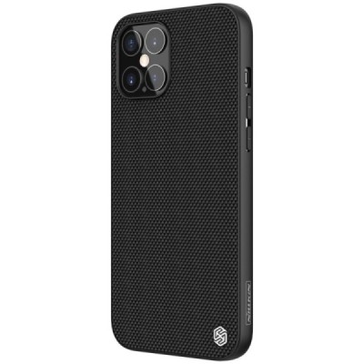 Apple iPhone 12 Pro Max „Nillkin“ Textured Case melns apvalks | vacins.lv