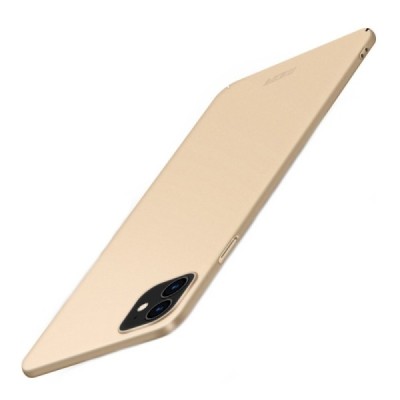 Apple iPhone 12 (12 Pro) „Mofi“ Shield zelta plastmasas apvalks | vacins.lv
