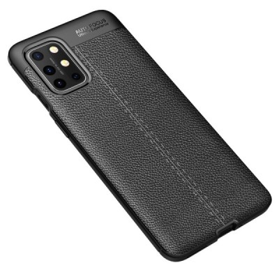 OnePlus 8T FOCUS cieta silikona (TPU) melns apvalks | vacins.lv