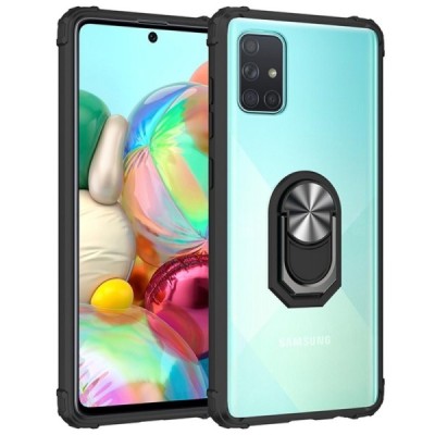 Samsung Galaxy A51 (A515) „Fashion“ Kickstand cieta silikona (TPU) dridrs apvalks | vacins.lv