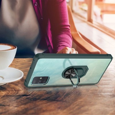 Samsung Galaxy A51 (A515) „Fashion“ Kickstand cieta silikona (TPU) dridrs apvalks | vacins.lv