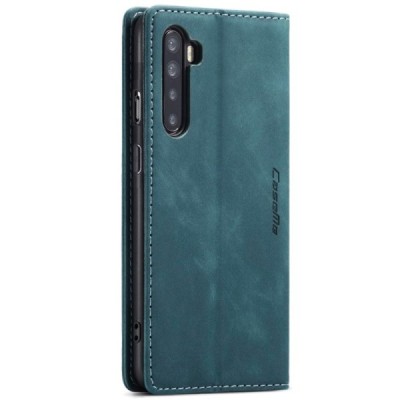 OnePlus Nord CaseMe Retro solīds atvēramais ādas zaļš maciņš - maks | Vacins.lv