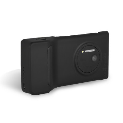 Oficialus Nokia Lumia 1020 juodas PD-95G dėklas su integruota papildoma baterija / Priedai.lt