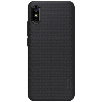 Xiaomi Redmi 9A "Nillkin" Frosted Shield melns vāciņš, apvalks | Vacins.lv
