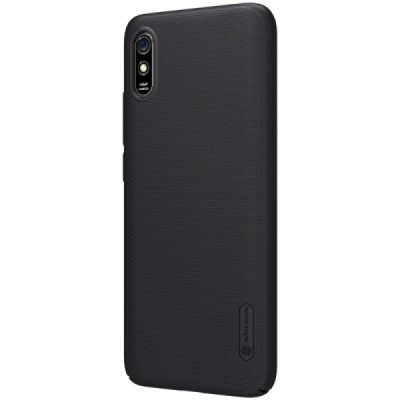 Xiaomi Redmi 9A "Nillkin" Frosted Shield melns vāciņš, apvalks | Vacins.lv
