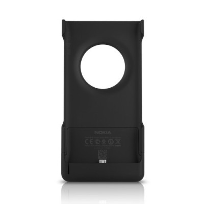 Oficialus Nokia Lumia 1020 juodas PD-95G dėklas su integruota papildoma baterija / Priedai.lt