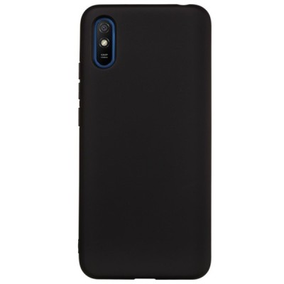Xiaomi Redmi 9A Shell kieto silikono TPU juodas dėklas - nugarėlė | Priedai.lt