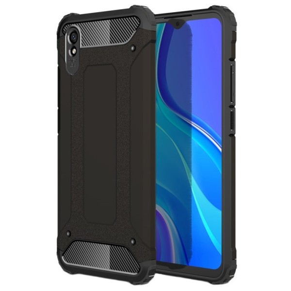 Sustiprintos apsaugos dėklas - juodas (Redmi 9A)