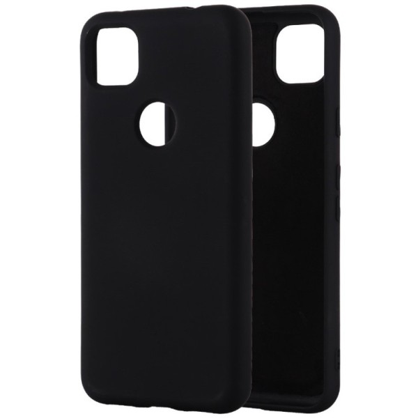 „Shell“ cieta silikona (TPU) apvalks - melns (Pixel 4A)
