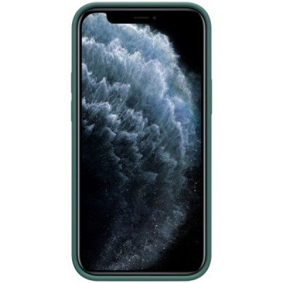 Apple iPhone 12 (12 Pro) „Nillkin“ Flex Liquid Silicone zaļš vāciņš, apvalks | Vacins.lv