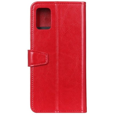 Huawei P smart 2021 atvēramais ādas sarkans maciņš, grāmata (maks) | Vacins.lv