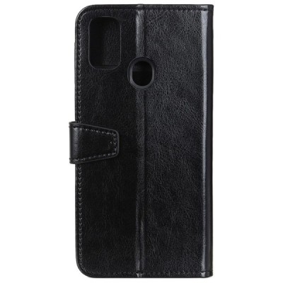 OnePlus Nord N100 atvēramais ādas melns maciņš, grāmata (maks) | Vacins.lv