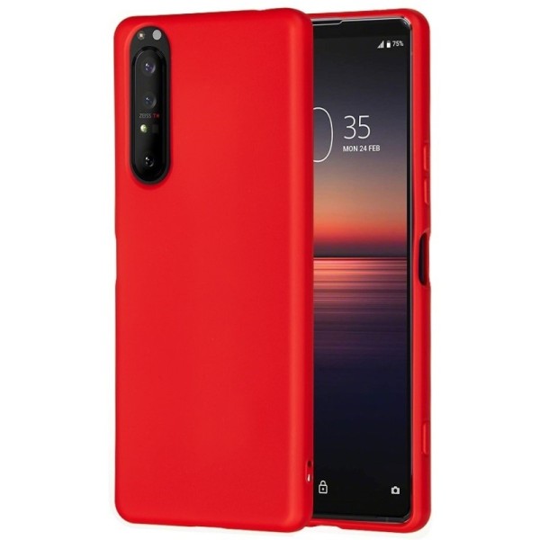 „Shell“ cieta silikona (TPU) apvalks - sarkans (Xperia 5 II)