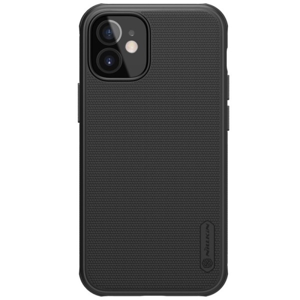 „Nillkin“ Frosted Shield Pro apvalks - melns (iPhone 12 Mini)