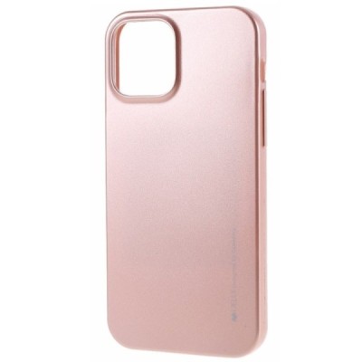 Apple iPhone 12 Pro Max Mercury šviesiai rožinis kieto silikono TPU dėklas - nugarėlė | Priedai.lt