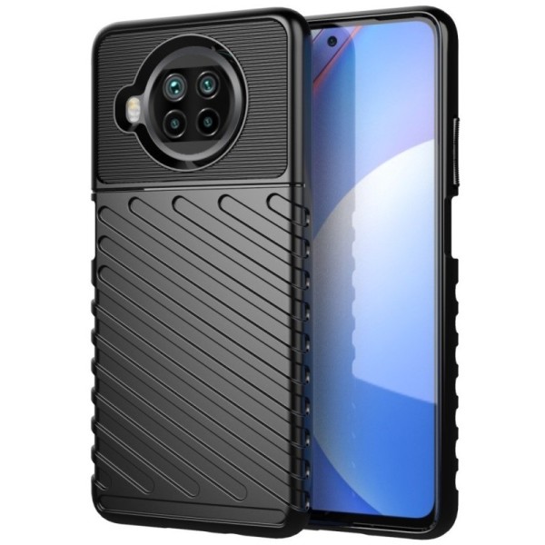 „Twill“ cieta silikona (TPU) apvalks - melns (Mi 10T Lite)