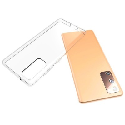 Samsung Galaxy S20 FE (Fan Edition) kieto silikono TPU skaidrus dėklas - nugarėlė | Priedai.lt