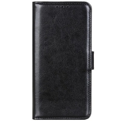 Nokia 8.3 atverčiamas juodas odinis dėklas, knygutė - piniginė | Priedai.lt