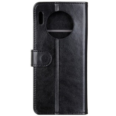 Nokia 8.3 atverčiamas juodas odinis dėklas, knygutė - piniginė | Priedai.lt