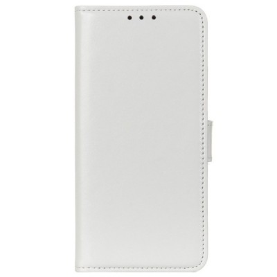 Nokia 8.3 atverčiamas baltas odinis dėklas, knygutė - piniginė | Priedai.lt