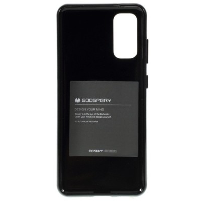 Samsung Galaxy S20 FE (Fan Edition) Mercury juodas kieto silikono tpu dėklas - nugarėlė | Priedai.lt