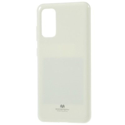 Samsung Galaxy S20 FE (Fan Edition) Mercury baltas kieto silikono tpu dėklas - nugarėlė | Priedai.lt