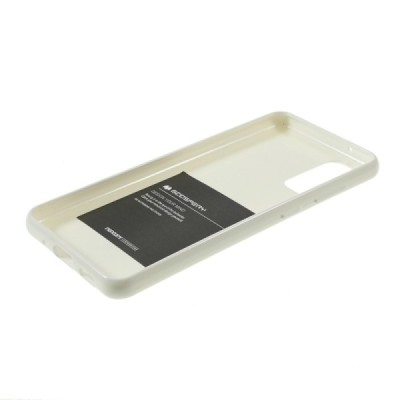 Samsung Galaxy S20 FE (Fan Edition) Mercury baltas kieto silikono tpu dėklas - nugarėlė | Priedai.lt