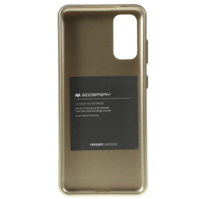 Samsung Galaxy S20 FE (Fan Edition) Mercury auksinis kieto silikono tpu dėklas - nugarėlė | Priedai.lt