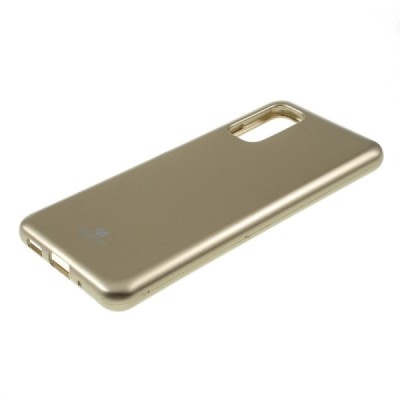 Samsung Galaxy S20 FE (Fan Edition) Mercury auksinis kieto silikono tpu dėklas - nugarėlė | Priedai.lt