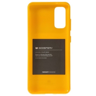 Samsung Galaxy S20 FE (Fan Edition) Mercury geltonas kieto silikono tpu dėklas - nugarėlė | Priedai.lt