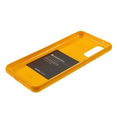 Samsung Galaxy S20 FE (Fan Edition) Mercury geltonas kieto silikono tpu dėklas - nugarėlė | Priedai.lt