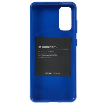 Samsung Galaxy S20 FE (Fan Edition) Mercury zils cieta silikona (TPU) apvalks | vacins.lv