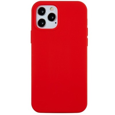 Apple iPhone 12 Pro Max „Shell“ cieta silikona (TPU) sarkans apvalks | vacins.lv