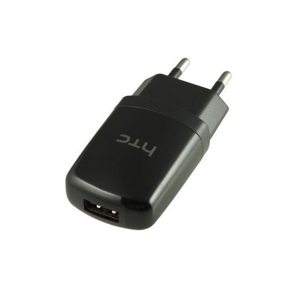 „HTC“ tīkla lādētājs - melns (1 A)