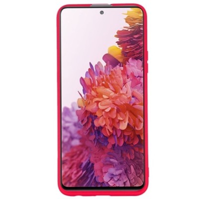 Samsung Galaxy S20 FE (Fan Edition) Shell kieto silikono TPU raudonas dėklas - nugarėlė | Priedai.lt