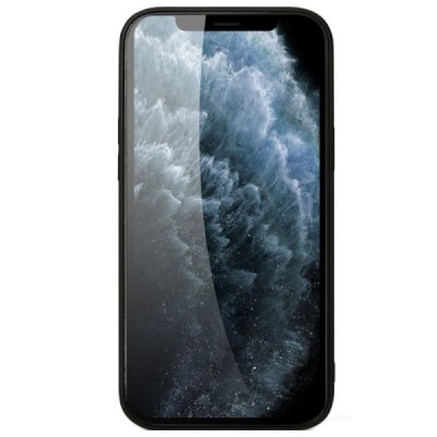 „Deluxe Leather“ Apple iPhone 12 Mini juodas odinis dėklas | Priedai.lt