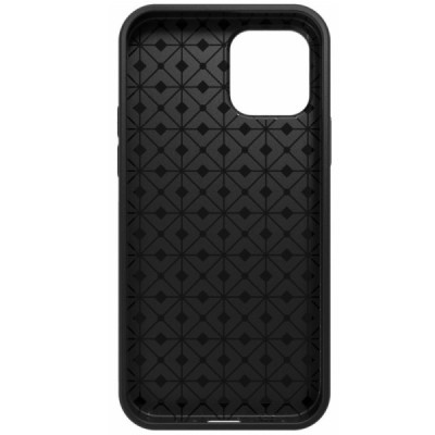 Apple iPhone 12 Mini melns cieta silikona TPU pasaulē planākais apvalks | Vacins.lv