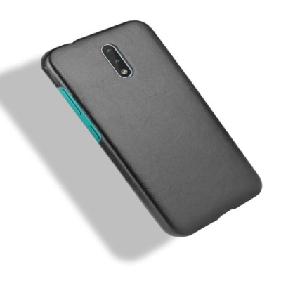 Soft Slim Nokia 2.3 melns ādas apvalks | Vacins.lv