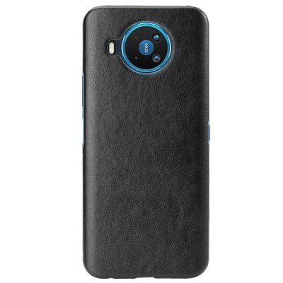 Soft Slim serijos Nokia 8.3 juodas odinis dėklas - nugarėlė | Priedai.lt