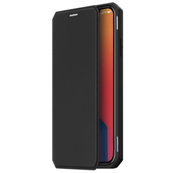 „Dux Ducis“ Skin X atvērams maciņš - melns (iPhone 12 Mini )