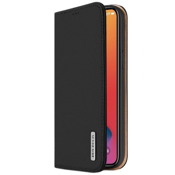 „Dux Ducis“ Wish atverčiamas dėklas - juodas (iPhone 12 Mini)