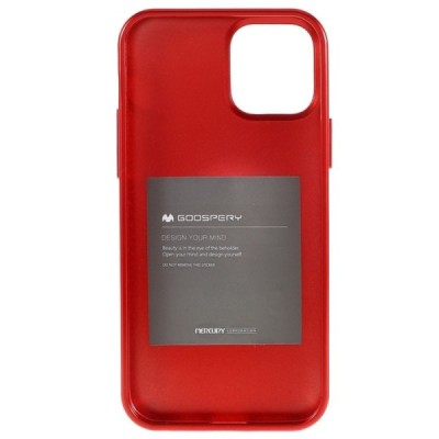 Apple iPhone 12 Mini Mercury sarkans cieta silikona (TPU) apvalks | vacins.lv