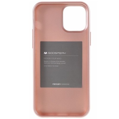 Apple iPhone 12 Mini Mercury šviesiai rožinis kieto silikono TPU dėklas - nugarėlė | Priedai.lt