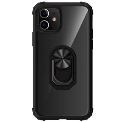 Apple iPhone 12 Mini „Kickstand“ sustiprintos apsaugos skaidrus dėklas | Priedai.lt