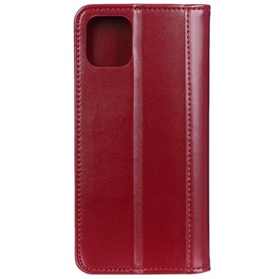 Apple iPhone 12 Mini „Split“ sērijas bordo atvērams maciņš, maks | Vacins.lv