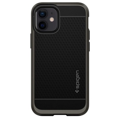 „Spigen“ Neo Hybrid Gunmetal pastiprinātas aizsardzības melns Apple iPhone 12 Mini apvalks | Vacins.lv